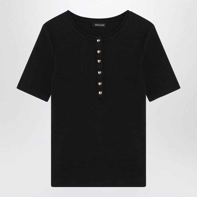 black short-sleeved t-shirt by Selfnex