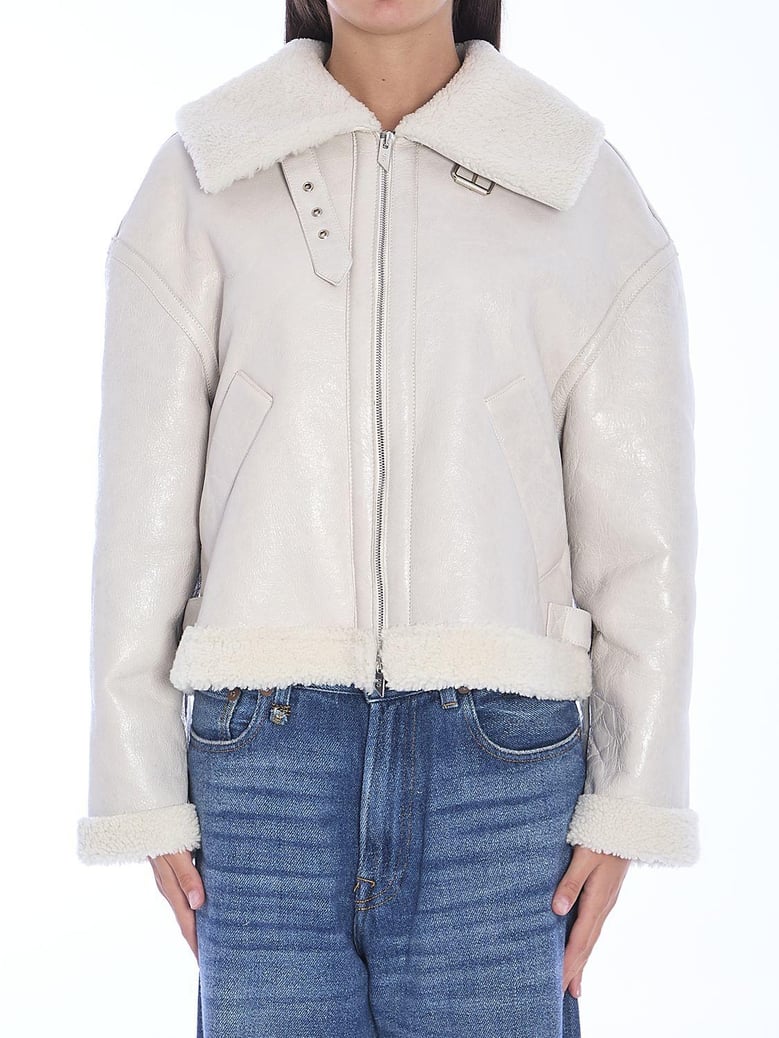 shearling jacket by Selfnex