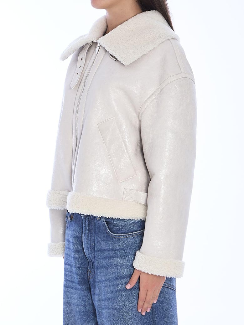 shearling jacket by Selfnex