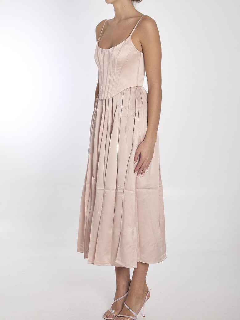 corset midi dress by Selfnex