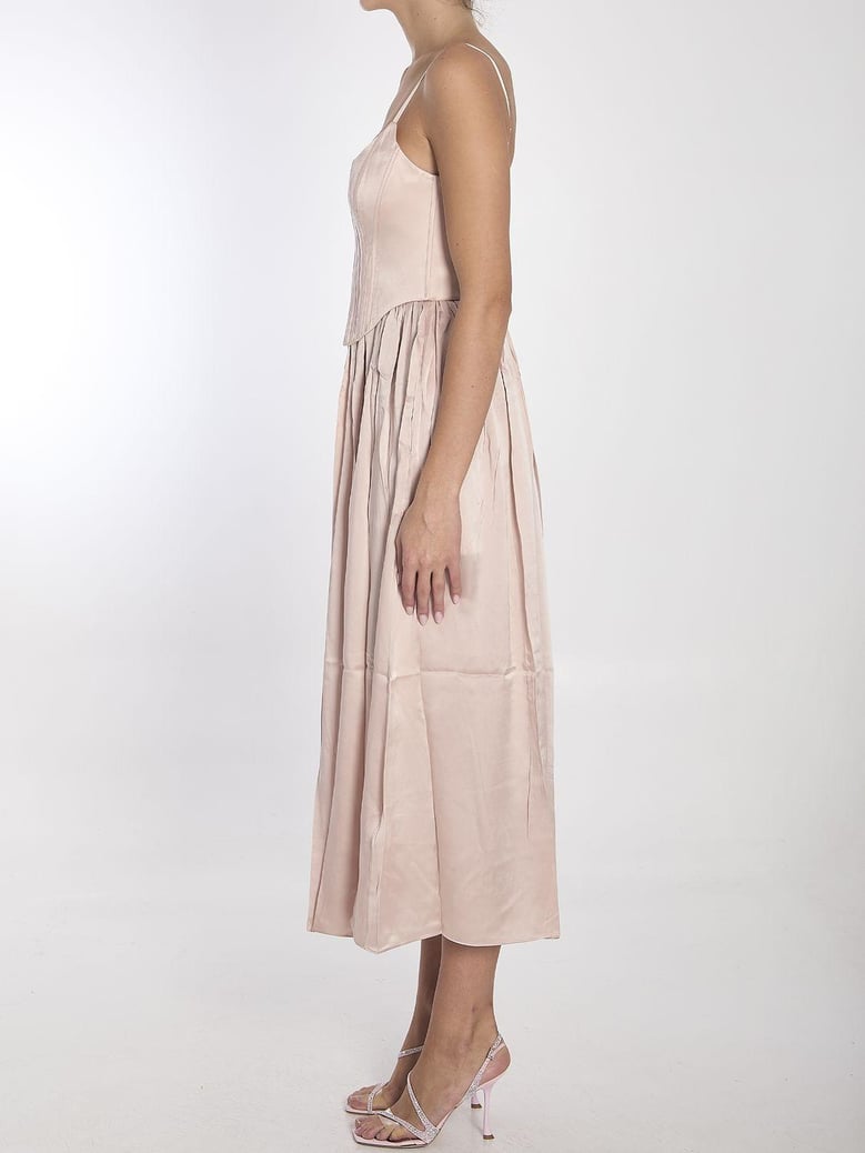 corset midi dress by Selfnex