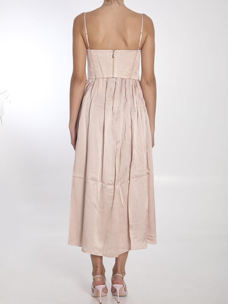 corset midi dress by Selfnex
