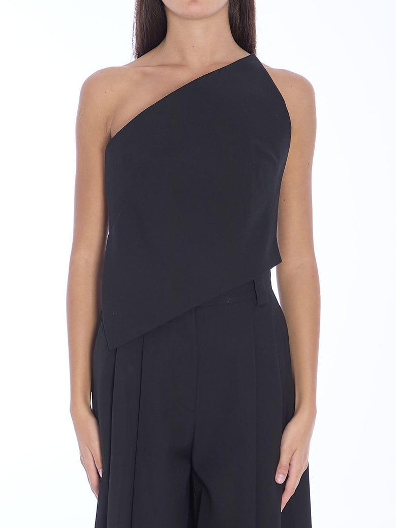 pointed hem top by Selfnex