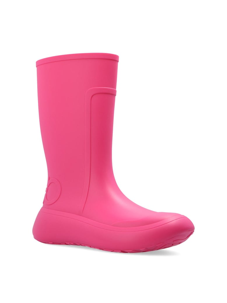 rainboot gancini logo ankle boots by Selfnex