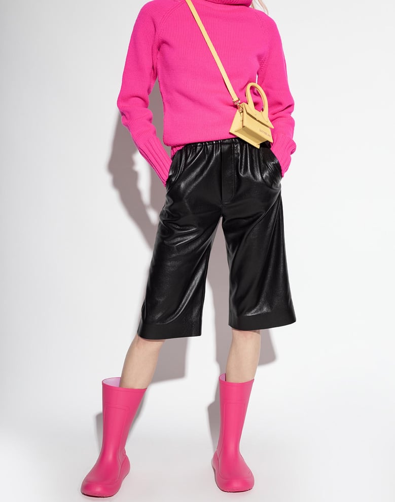rainboot gancini logo ankle boots by Selfnex