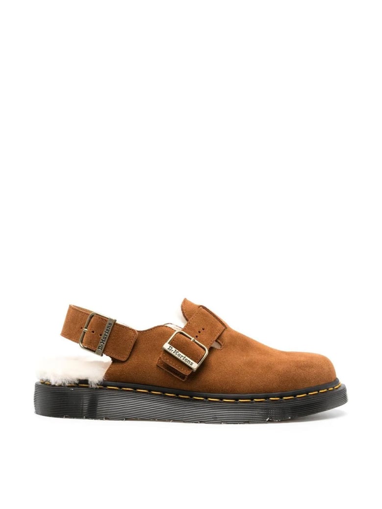 jorge shearling mules by Selfnex