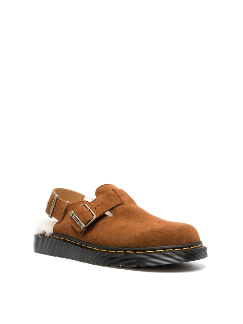 jorge shearling mules by Selfnex