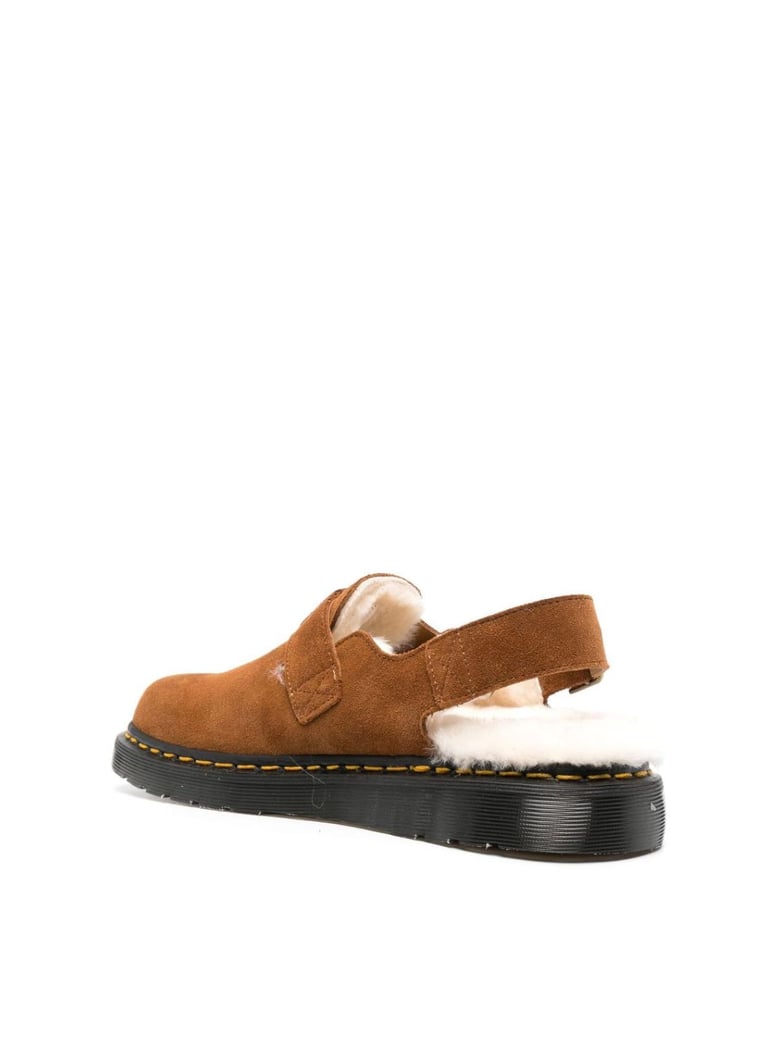 jorge shearling mules by Selfnex