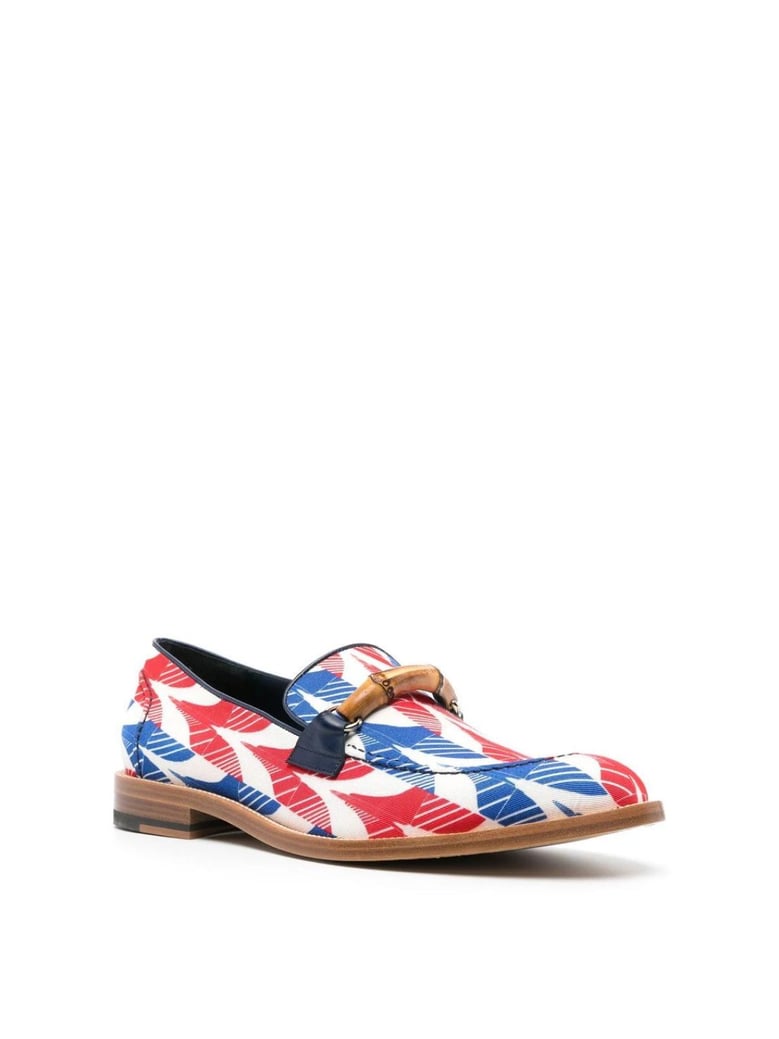 aviator houndstooth envelope loafers by Selfnex