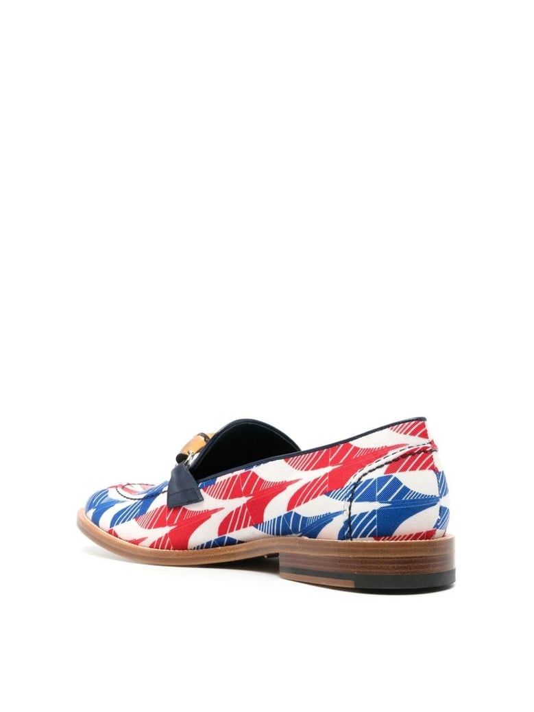 aviator houndstooth envelope loafers by Selfnex