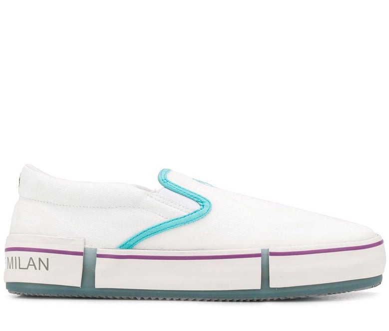 cross vulcanized slip-on sneakers by Selfnex