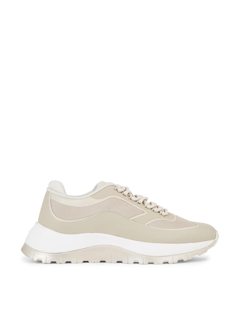 2 piece sole runner lace-up sneakers by Selfnex
