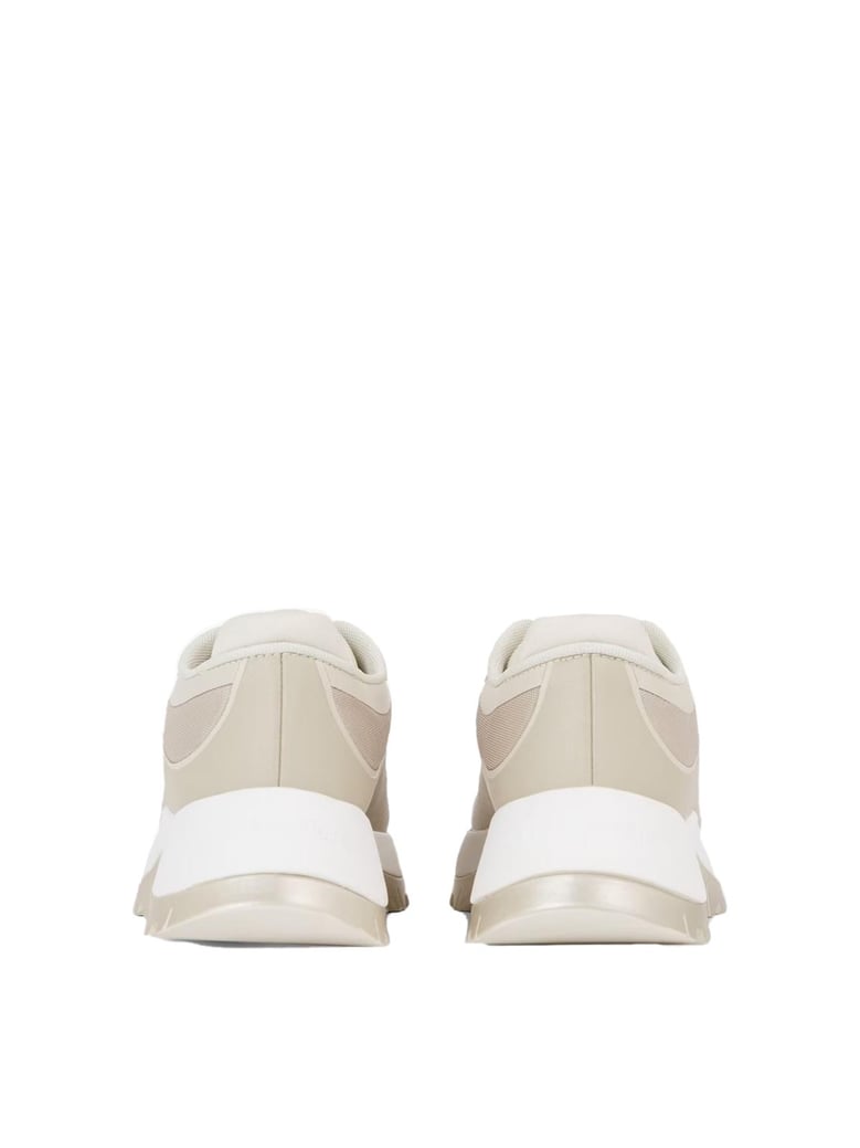 2 piece sole runner lace-up sneakers by Selfnex