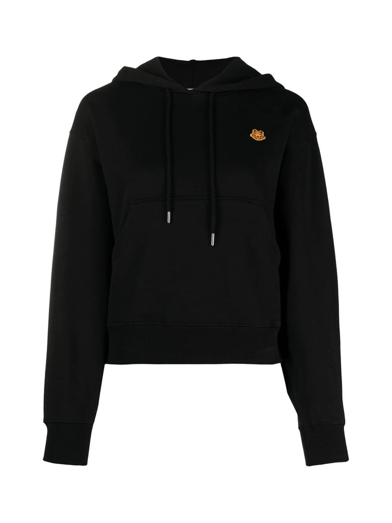 tiger crest logo boxy hoodie by Selfnex