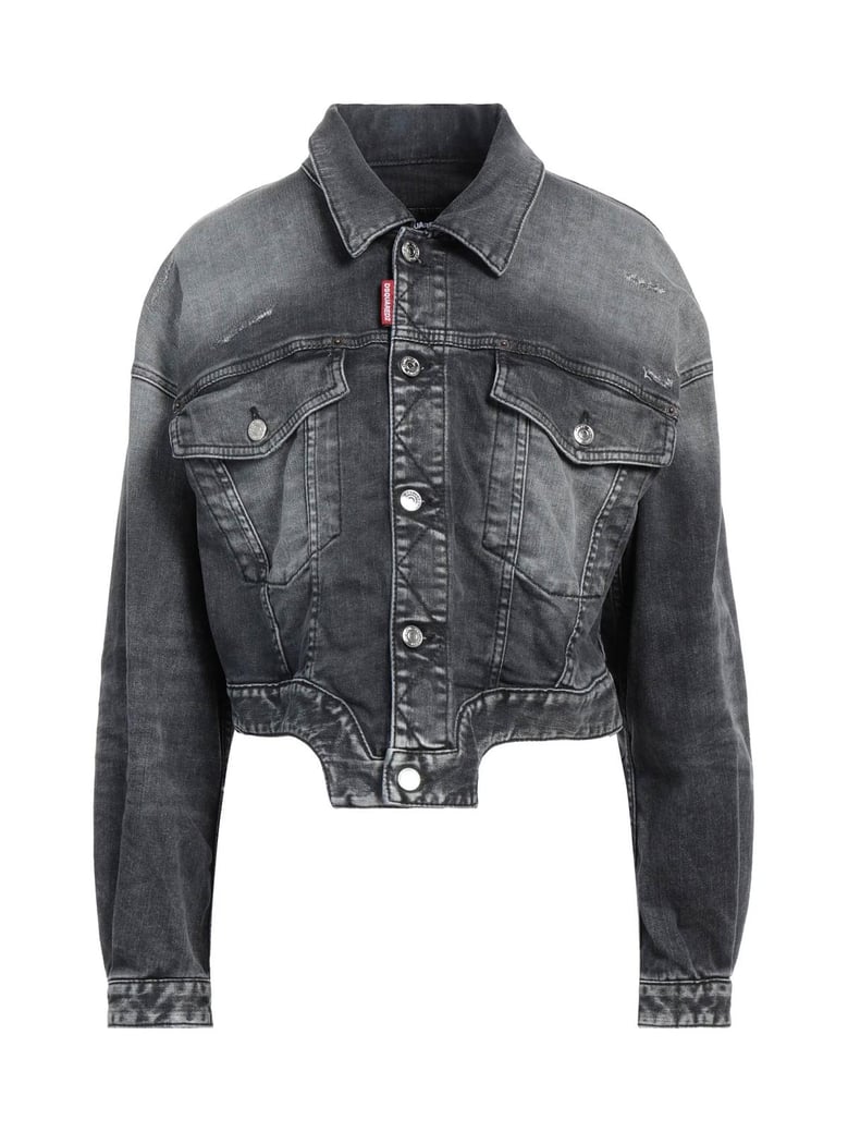 raw cut jean denim jacket by Selfnex