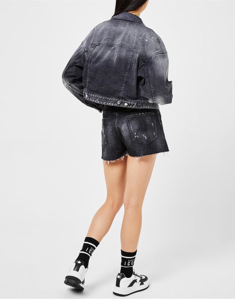 raw cut jean denim jacket by Selfnex
