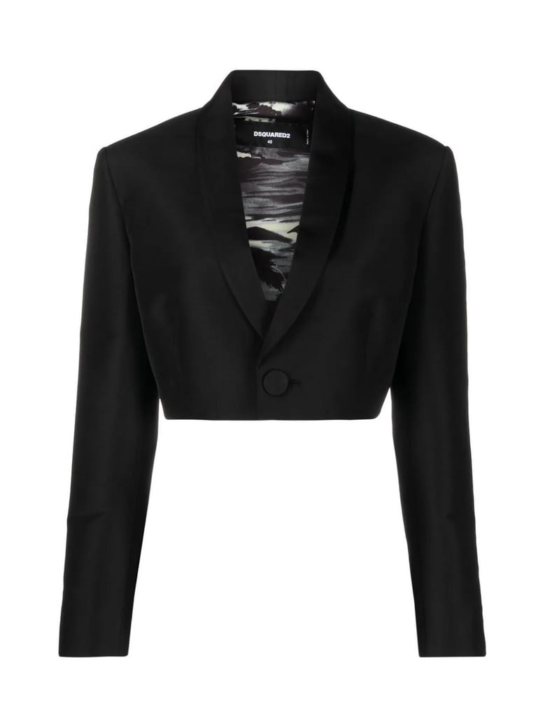 spencer cropped blazer by Selfnex