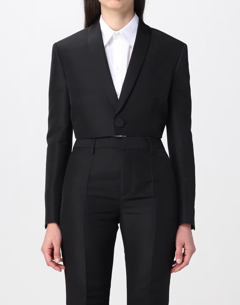 spencer cropped blazer by Selfnex