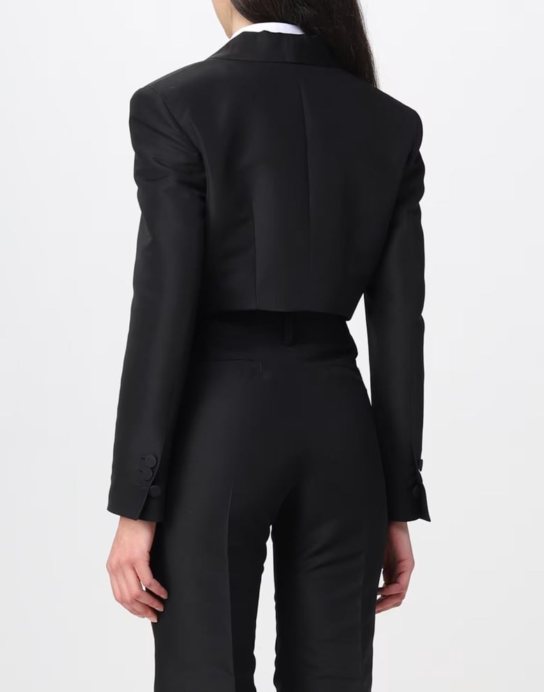 spencer cropped blazer by Selfnex