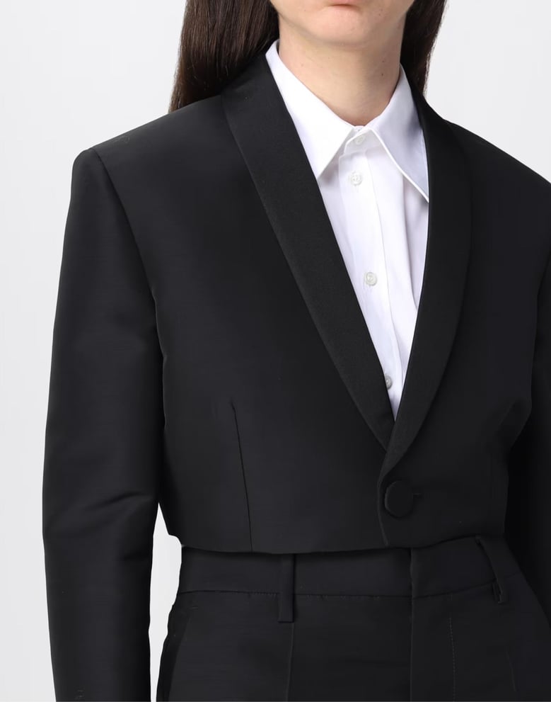 spencer cropped blazer by Selfnex