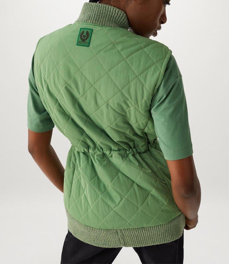 delancy quilted vest jacket by Selfnex