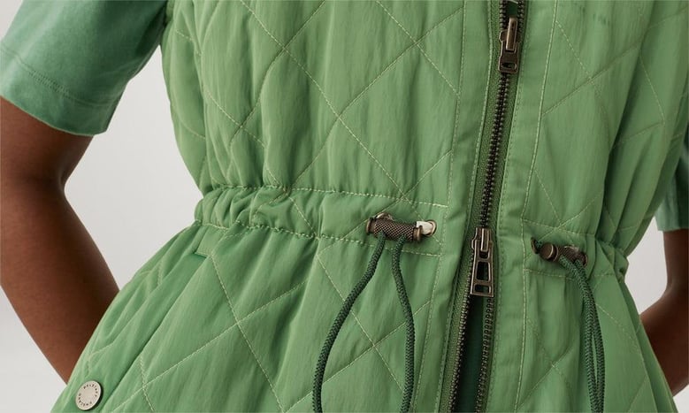 delancy quilted vest jacket by Selfnex