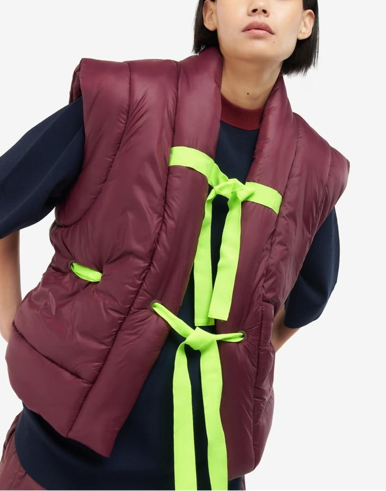 x roksanda arna shine gilet jacket by Selfnex