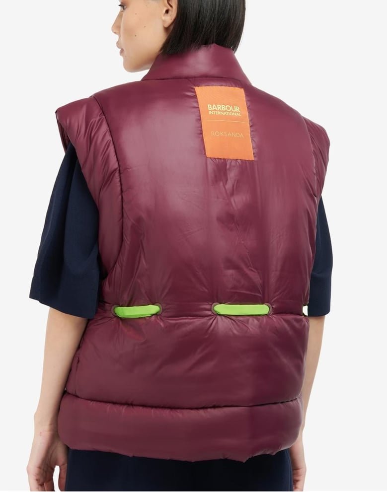 x roksanda arna shine gilet jacket by Selfnex