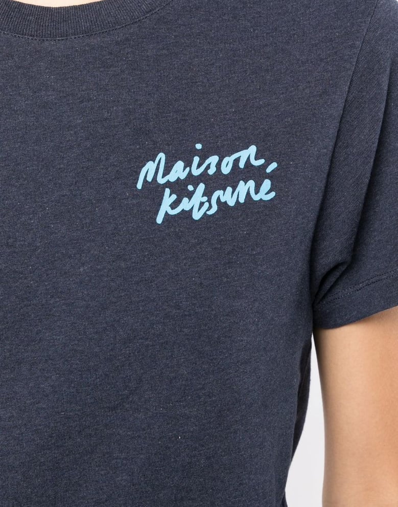 mini handwriting logo t-shirt by Selfnex