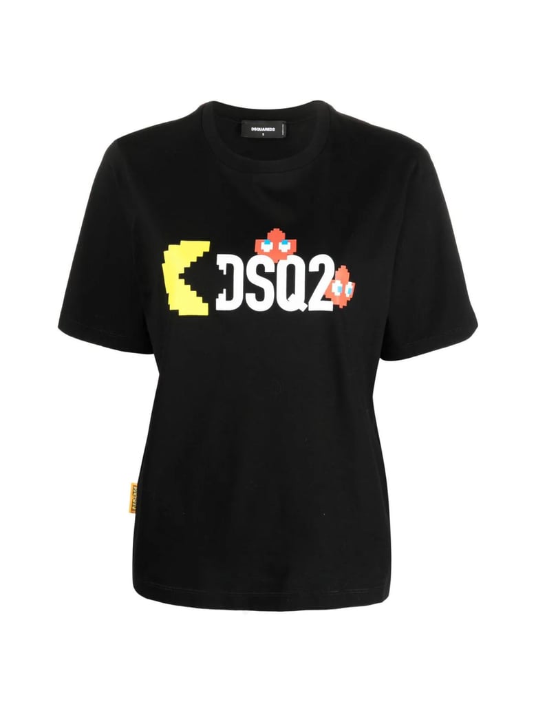 x pac-man logo t-shirt by Selfnex