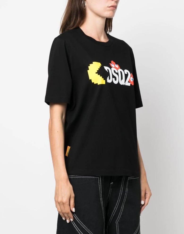 x pac-man logo t-shirt by Selfnex
