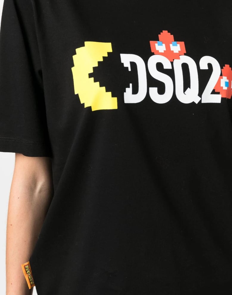 x pac-man logo t-shirt by Selfnex