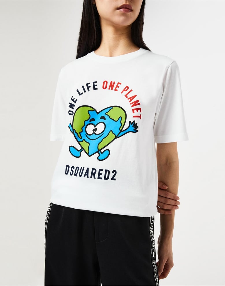 buddy earth logo t-shirt by Selfnex