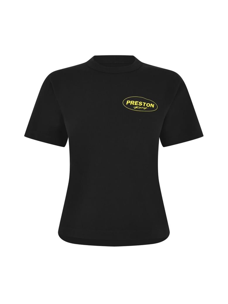 preston racing logo t-shirt by Selfnex
