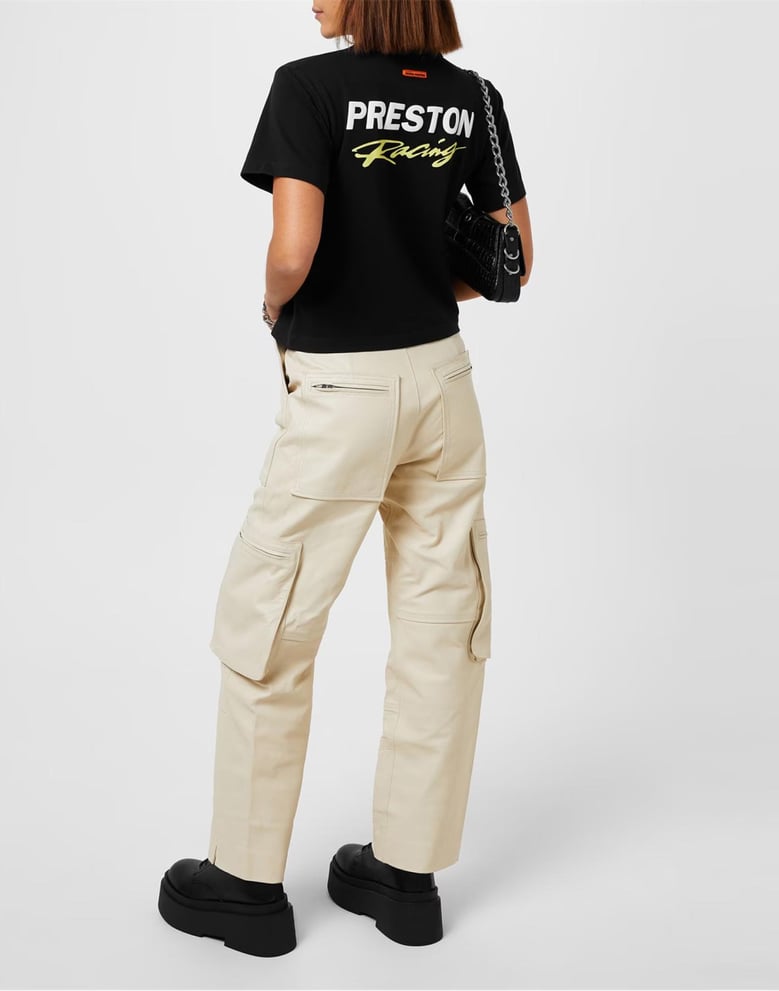 preston racing logo t-shirt by Selfnex