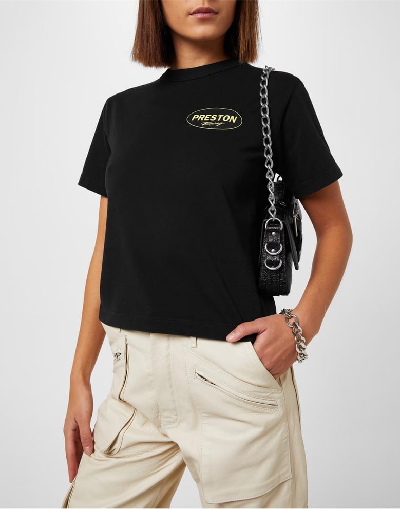 preston racing logo t-shirt by Selfnex