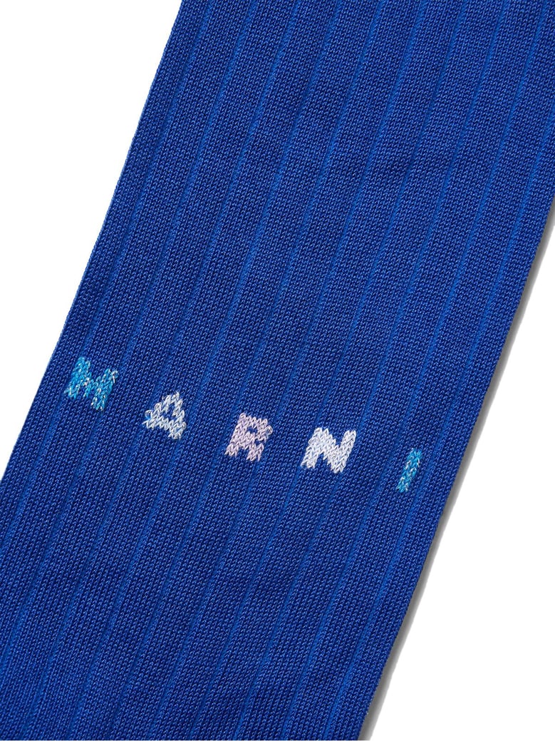 logo intarsia socks by Selfnex