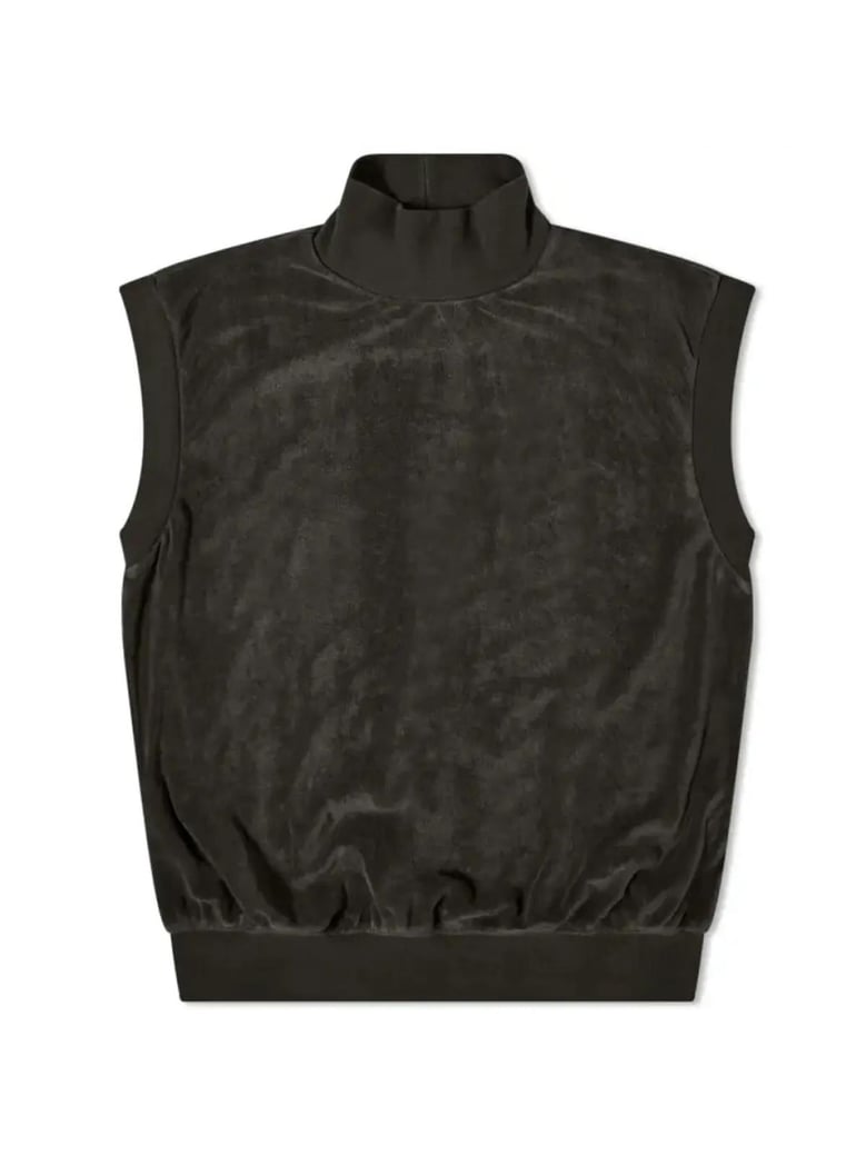 essentials mock neck vest top by Selfnex