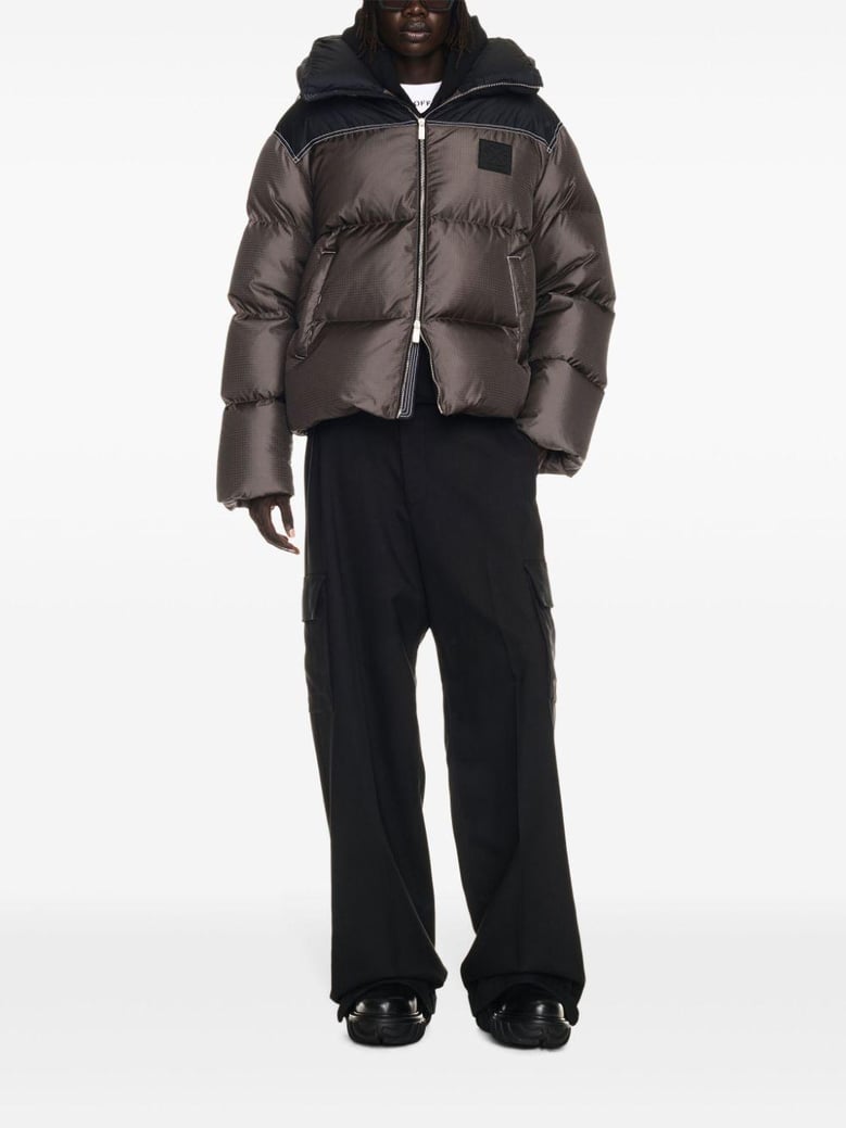 patch down jacket by Selfnex