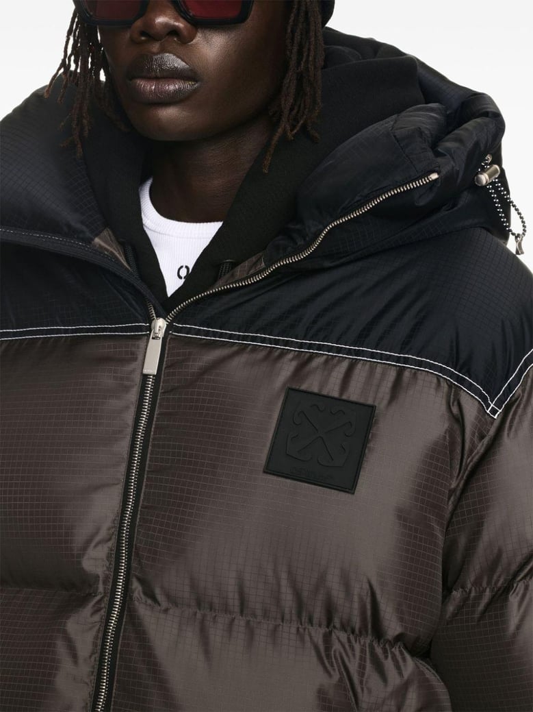 patch down jacket by Selfnex