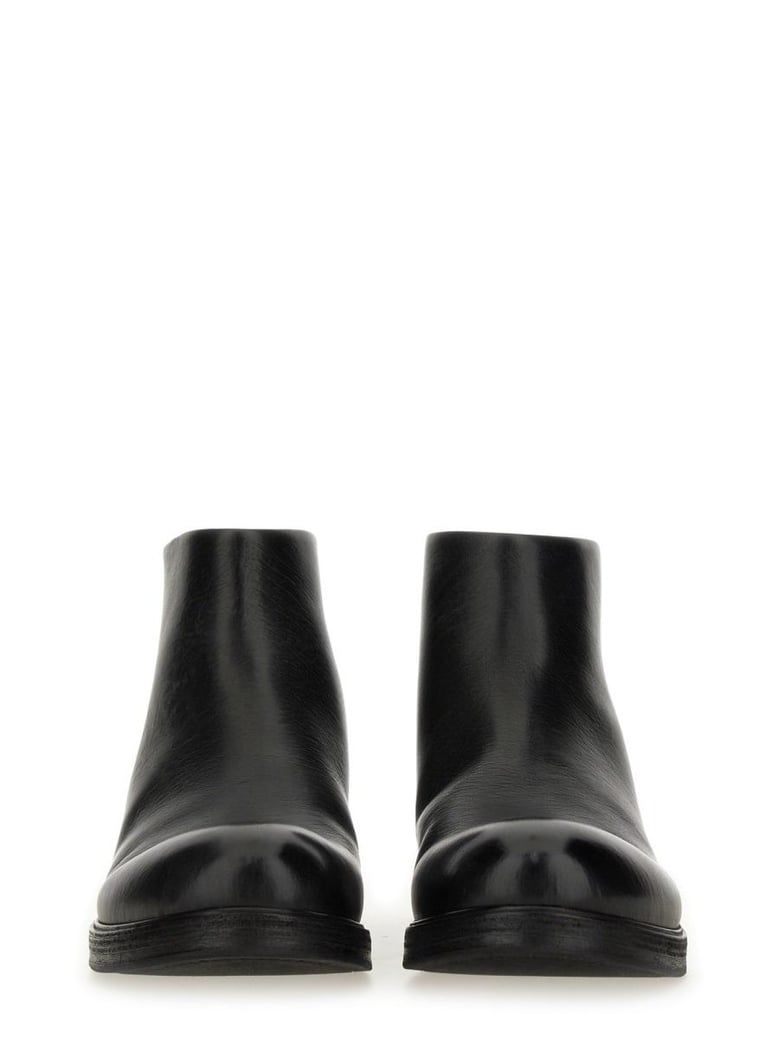 pumpkin wedge boots by Selfnex