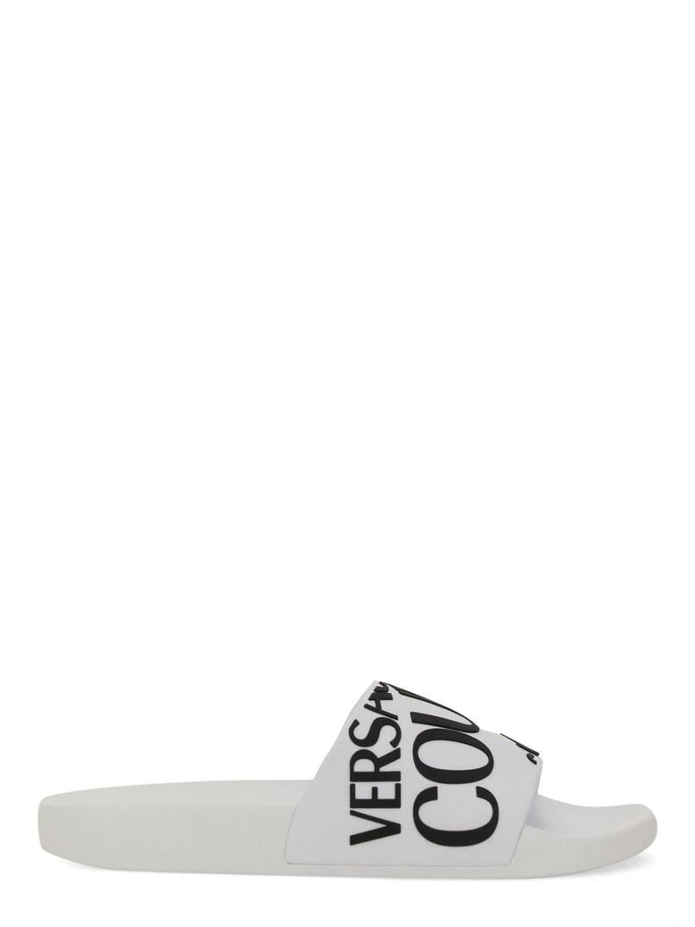 slide sandal with logo by Selfnex