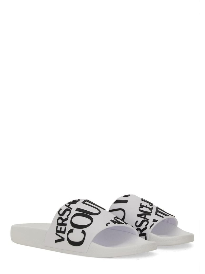 slide sandal with logo by Selfnex