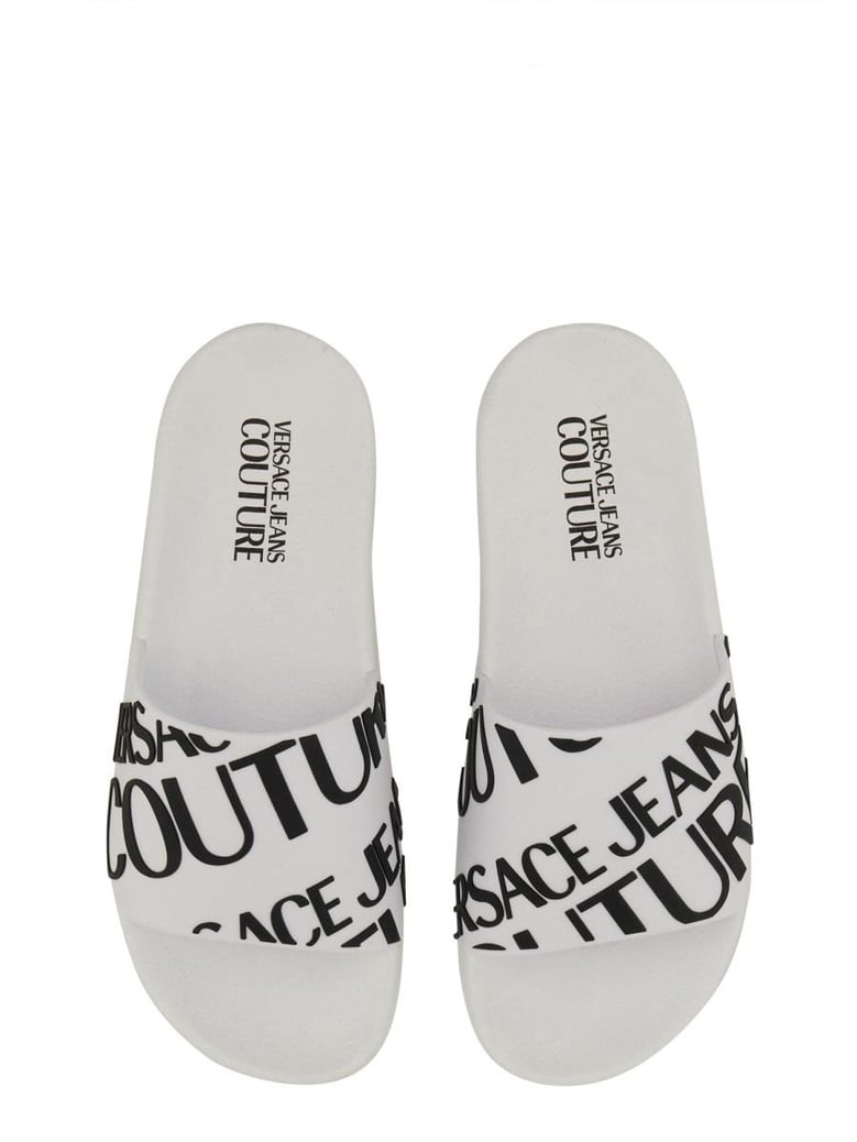 slide sandal with logo by Selfnex
