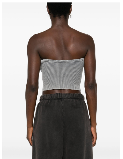 slim fit 80% cotton 18% polyamide 2% elastane top by Selfnex