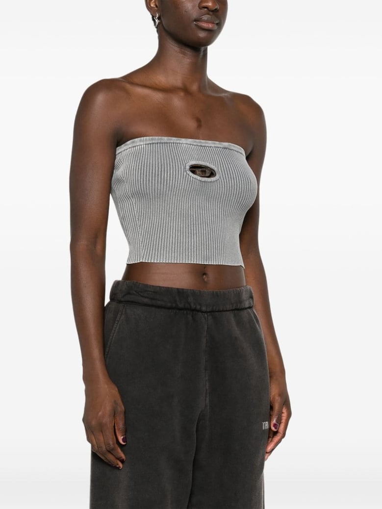 slim fit 80% cotton 18% polyamide 2% elastane top by Selfnex