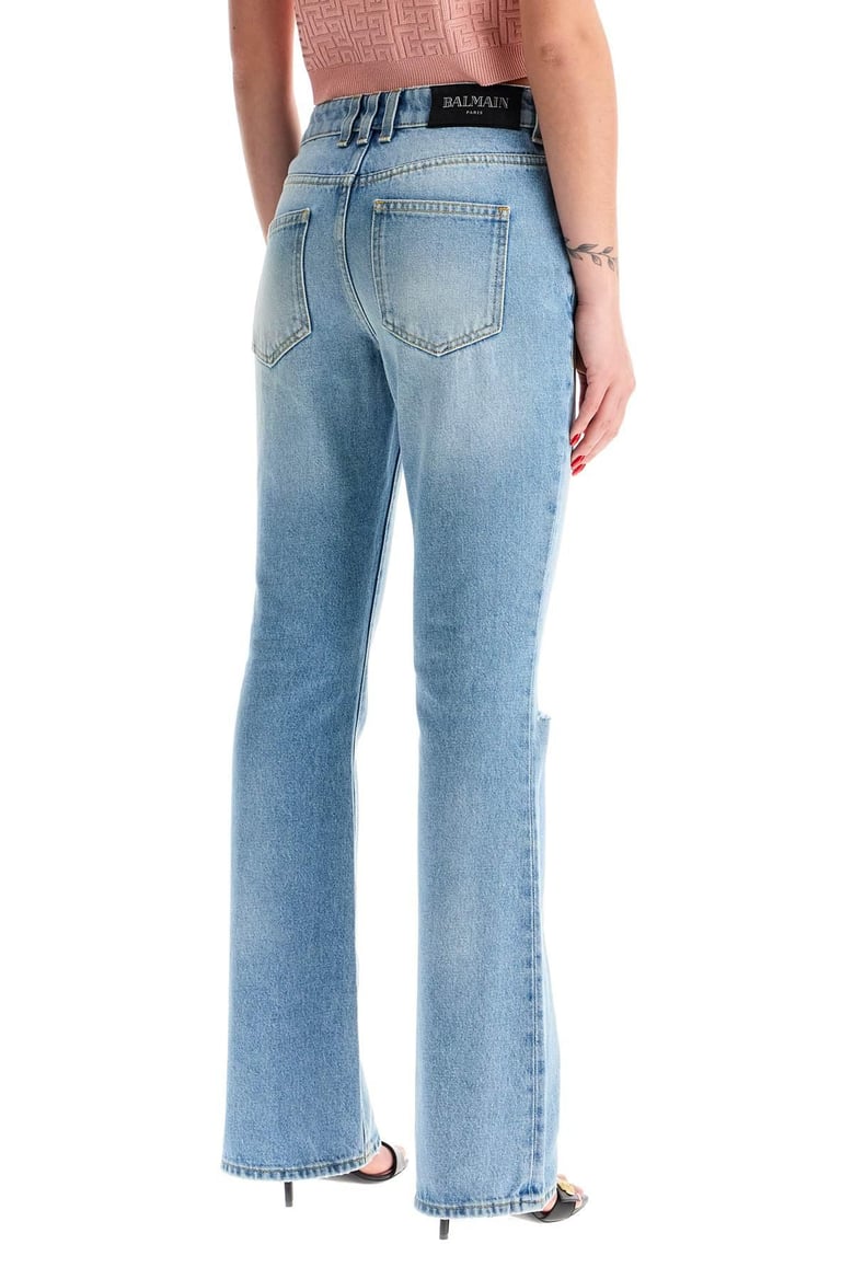 flare fit jeans by Selfnex