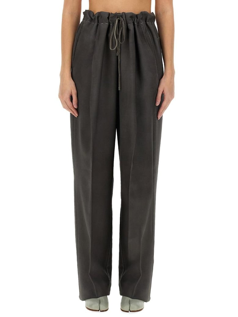 wool and mohair pants by Selfnex