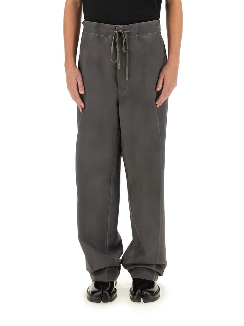 wool and mohair pants by Selfnex
