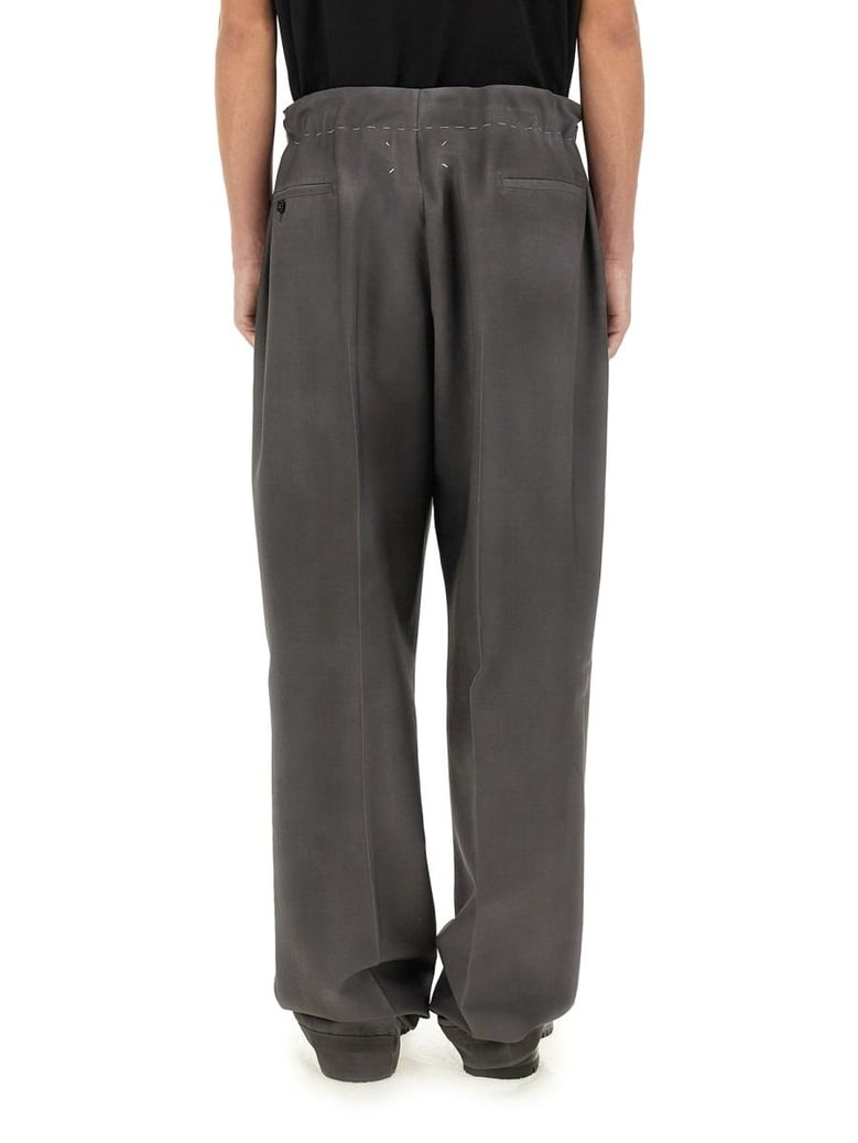 wool and mohair pants by Selfnex